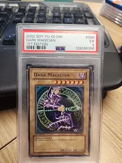 Yu-Gi-Oh! Dark Magician SDY-006 1st Edition PSA 5 - Image 1