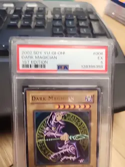Yu-Gi-Oh! Dark Magician SDY-006 1st Edition PSA 5 - Image 2