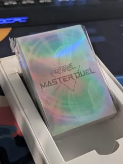 YuGiOh! Master Duel Card Sleeves White Synchro Official TCG 100 PCS Official New - Image 3