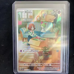Pokemon Ralts Holo Illustration Rare Card 211/198 Scarlet & Violet - Image 1