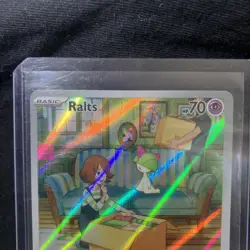 Pokemon Ralts Holo Illustration Rare Card 211/198 Scarlet & Violet - Image 3