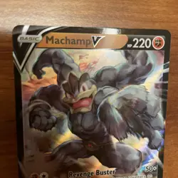 Pokemon TCG Machamp v Astral Radiance Half Art Rare Card 072/189 - Image 5