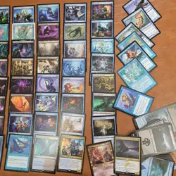 Black 'n' Blue **MERFOLK** Tribal Custom COMMANDER MAGIC DECK ALL 100 MTG Cards - Image 2