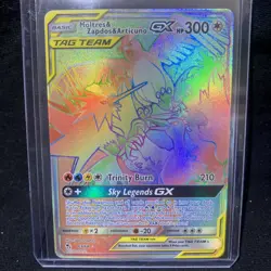 Pokemon Moltres Zapdos Articuno Tag Team GX Hidden Fates Holo Card 69/68 - Image 3