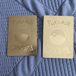 2X Pikachu V Gold Foil Textured Pokemon Cards Fan Art - Image 2