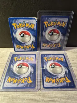 Vintage Pokemon Card Collection 4 Card Lot WOTC TCG Pidgeot Chansey Aerodactyl - Image 4