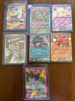 journey together pokemon 7 card lot IR arts rare ex - Image 1