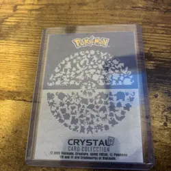 Krabby #98 - Cracked Ice Holo - Crystal Dark Black 2025 - Shadow Pokemon Card - Image 2