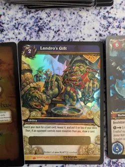Wow Trading Card Game Promos Wotlk Wrathgate Loot Betrayer Kloot. Landro's Gift - Image 1