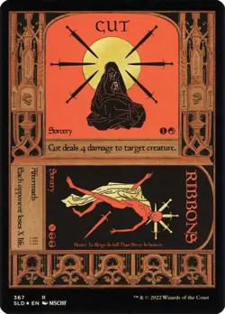 Cut Ribbons (Foil Etched) (Gold) -Foil Near Mint MTG Secret Lair - Image 1