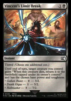 Vincent's Limit Break Final Fantasy MTG - NM - Image 1