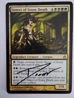 Magic The Gathering - 1x Signed Sisters of Stone Death (mtg) Ravnica - Image 1