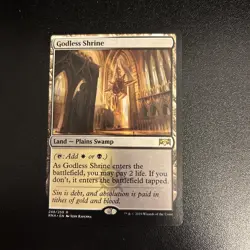 Godless Shrine Ravnica Allegiance RNA Shock Land MTG Magic the Gathering - Image 1