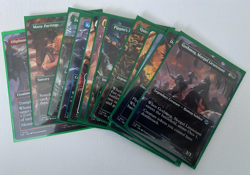 12 x MTG Magic The Gathering Lord Of The Rings Middle Earth Borderless Showcase - Image 5