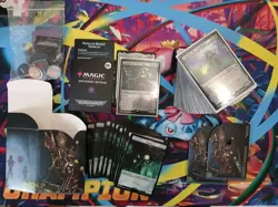 Necron Dynasties Magic the Gathering Warhammer 40,000 Commander Deck Open - Image 1