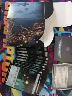 Necron Dynasties Magic the Gathering Warhammer 40,000 Commander Deck Open - Image 3
