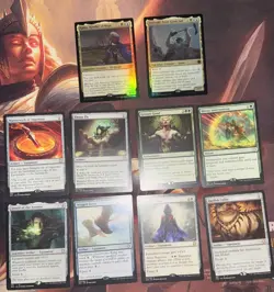 Commander Adventures In The Forgotten Realms Deck Nm Complete Aura Of Courage - Image 2