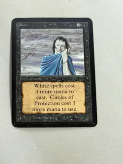 MTG Gloom Alpha Magic the Gathering - Image 1