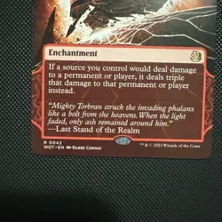 Fiery Emancipation Wilds of Eldraine Rare Regular #42 MTG - Image 2
