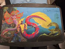 Lord Of Atlantis Play Mat MTG Playmat SIGNED Melissa A Benson Limited 27 of 50 - Image 1