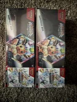 Pokemon Prismatic Evolutions Surprise Box And Booster Bundle Sealed (2-set) - Image 1