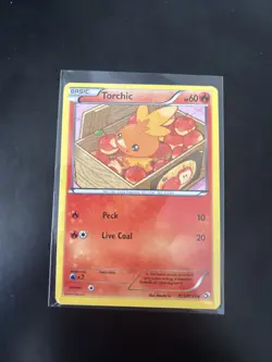 Torchic RC5/RC25 Holo Common Pokemon Legendary Treasures Radiant Collection - Image 1