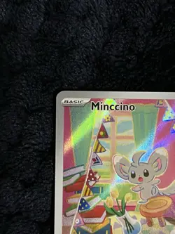 Pokemon Minccino 182/162 Temporal Forces Illustration Rare Holo NM - Image 2