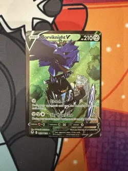 Pokemon TCG Corviknight V Ultra Rare Silver Tempest Trainer Gallery TG18/TG30 NM - Image 1