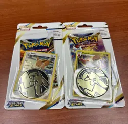 Brilliant Stars Eevee/Flapple Lot of 2 Single pack Checklane Blister Set Booster - Image 1