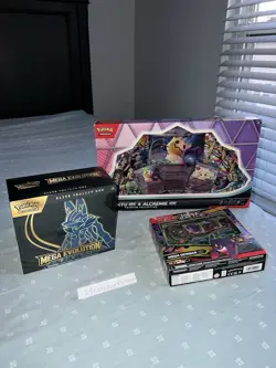 Pokemon Mega Evolution Lucario ETB Mimikyu ex & Alcremie ex Box Mega Gengar Deck - Image 1