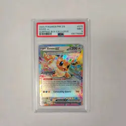 Pokemon TCG Eevee EX 75/131 Stamped Prismatic Evolutions Surprise Box PSA 9 - Image 1
