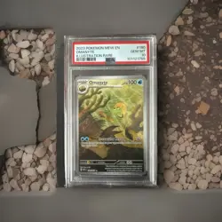 Pokemon Omanyte 180/165 Sv: Scarlet & Violet 151 Illustration Rare Holo PSA 10 - Image 1