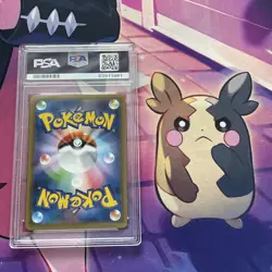 Pokemon Center | PSA 9 Tohoku’s Pikachu Rowlet 088/SM-P Poncho Promo Japanese - Image 3