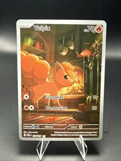 Pokemon TCG Vulpix 138/132 Mega Evolution Full Art Secret Rare A - Image 1