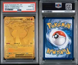 ✅ PSA 10 • Mega Charizard X ex 130/094 Gold Hyper Rare Pokemon Phantasmal Flames - Image 3