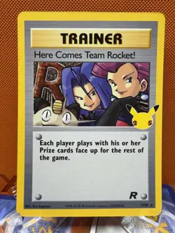 Pokemon TCG Here Comes Team Rocket! #15/82 Anniversary Celebrations - NM 1602 - Image 1