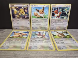 Pokemon Eevee 6 Card Lot Bundle - Image 1