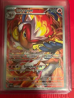 Infernape NM Twilight Masquerade 173/167 Pokemon TCG Holo - Image 1