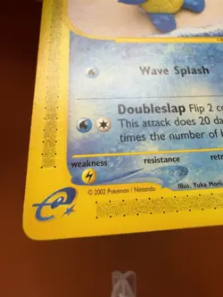 Squirtle Pokemon e-Reader Series Expedition #131 HP/DMG - Image 4