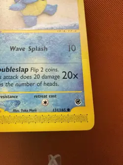 Squirtle Pokemon e-Reader Series Expedition #131 HP/DMG - Image 5