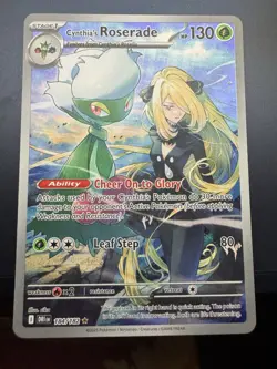 Cynthia's Roserade 184/182 Sv10: Destined Rivals Holo Pokemon - Image 1