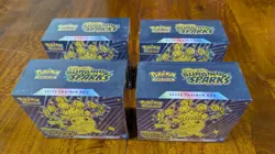 Lot of 4: Pokemon TCG: Surging Sparks Elite Trainer Box (ETB) - New/Sealed - Image 2