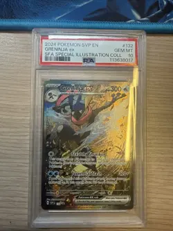 Pokemon TCG Greninja EX 132 Shrouded Fable Promo Special Illustration PSA 10 - Image 1