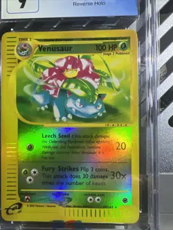 🔥🔥🔥CGC 9 2002 Pokemon TCG Expedition Venusaur 67 Reverse Foil - Image 1