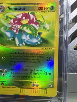 🔥🔥🔥CGC 9 2002 Pokemon TCG Expedition Venusaur 67 Reverse Foil - Image 2