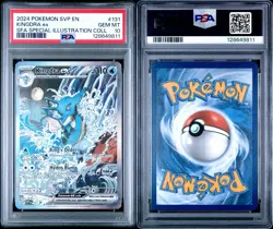 2024 POKEMON SVP EN-SV BLACK STAR PROMO SFA SP ILLU COLL KINGDRA EX 131 PSA 10 - Image 1