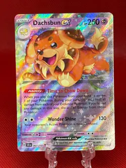Pokemon TCG Dachsbun EX 067/142 S&V Stellar Crown Double Rare English 2024 NM - Image 1