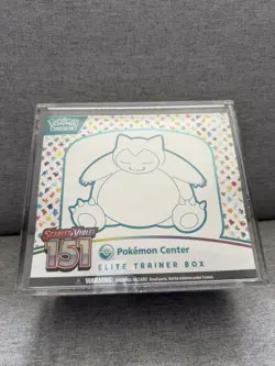 Pokemon Center Elite Trainer Box 151 Sealed includes acrylic display case - Image 1
