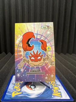 Kingler #99 - Cracked Ice Holo - Pokemon Pocket Book 2024 - NM - Image 1