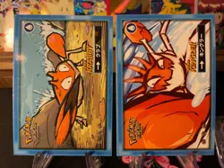 #98-99 Krabby Kingler Cracked Ice Holo Pokemon Safari 2025 Peru Us Seller - Image 1